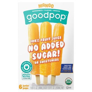 Goodpop Pops Mango Junior 8/6/1.65OZ [UNFI #3035227] [ebt]