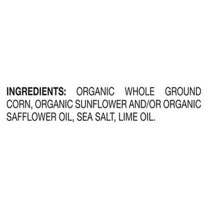 Late July Snacks Tortilla Chips Organic Sea Salt & Lime Thin & Crispy 9/10.1 OZ [UNFI #2805190] [ebt]