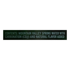 Mountain Valley Spring Water Sparkling Water White Peach 12/1 LTR [UNFI #2260123] [ebt] T