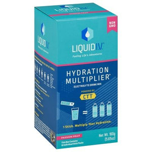 Liquid I V  Electrolyte Drink Mix Passion Fruit 10 Pack 1/5.65 OZ [UNFI #2696268] [ebt]