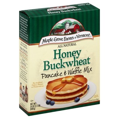 Maple Grove Farms Pancake & Waffle Mix Honey Buckwheat 6/24 OZ [UNFI #138768] [ebt]