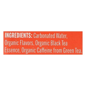 Nixie Sparkling Water Sparkling Water Peach Black Tea 3/8/12 OZ [UNFI #2478691] [ebt] T