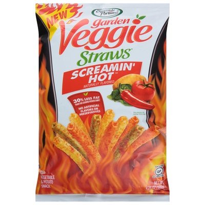 Sensible Portions Vegetable & Potato Snack Screamin Hot 12/4.25 OZ [UNFI #2537033] [ebt]