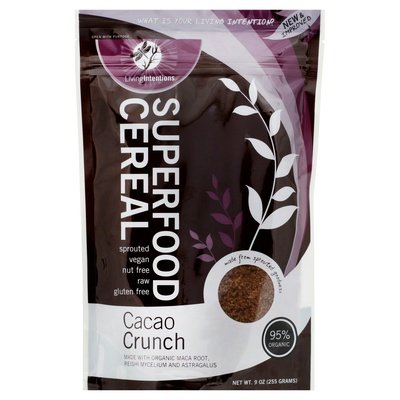 Living Intentions Cereal Superfood Cacao Crunch 6/9 OZ [UNFI #1702919] [ebt]