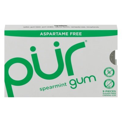 Pur Gum Chewing Gum Aspartame Free Spearmint 12/12.6 GRM [UNFI #1523836] [ebt] T
