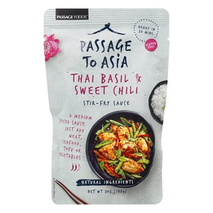 Passage Foods Stir-Fry Sauce Thai Basil & Sweet Chili 8/7 OZ [UNFI #3057759] [ebt]