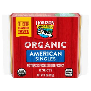 Horizon Cheese Organic American Singles 12/8 OZ [UNFI #121459] [ebt]