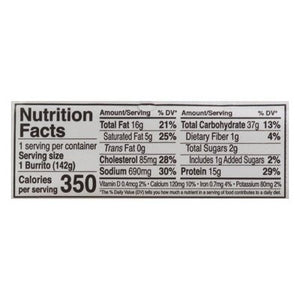 Reds Burrito Sausage & Egg 12/5 OZ [UNFI #2678191] [ebt]