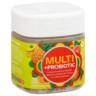 Olly Multi + Probiotic Tropical Twist Gummies 3/70 CT [UNFI #2999951] T