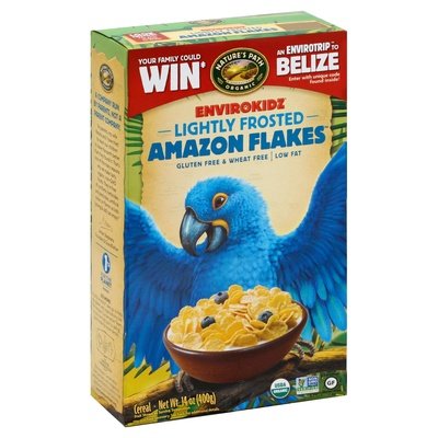 Natures Path-Envirokidz Cereal Lightly Frosted Amazon Flakes 12/11.5 OZ [UNFI #2190387] [ebt]