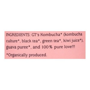 Gts Kombucha Raw Guava Goddess 12/10 OZ [UNFI #2931525] [ebt]