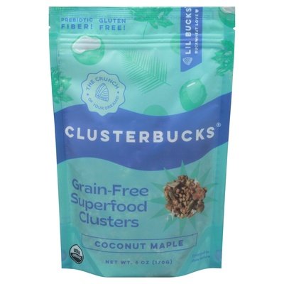 Lil Bucks Superfood Clusters Grain-Free Coconut Maple 6/6 OZ [UNFI #2837797] [ebt]