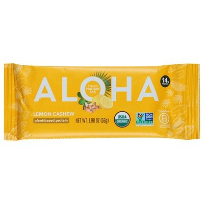 Aloha Protein Bar Lemon Cashew 12/1.98 OZ [UNFI #2832905] [ebt]