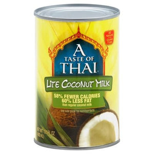 A Taste Of Thai Coconut Milk Lite 12/13.5 OZ [UNFI #348284] [ebt]