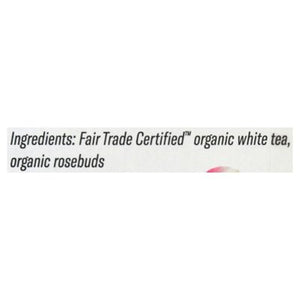 Numi Tea White Tea Organic White Rose Tea Bags 6/16 BAG [UNFI #882290] [ebt]
