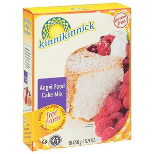 Kinnikinnick Foods Cake Mix Gluten Free Angel Food 6/16 OZ [UNFI #736637] [ebt]