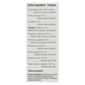 Reboost-Medinatura Decongestion Spray Echinacea +6 1/.68 OZ [UNFI #1640663] T