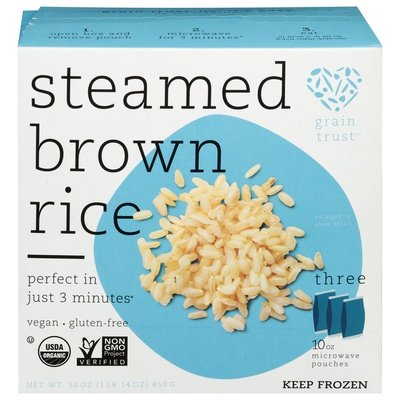 Grain Trust Brown Rice Steamed 6/30 OZ [UNFI #2106276] [ebt]