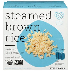 Grain Trust Brown Rice Steamed 6/30 OZ [UNFI #2106276] [ebt]