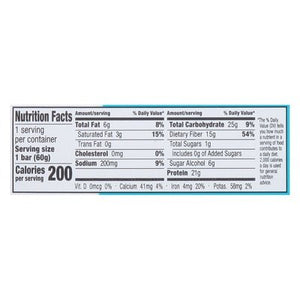 No Cow Protein Bar Chocolate Salted Caramel Dipped 12/2.12 OZ [UNFI #2832111] [ebt]