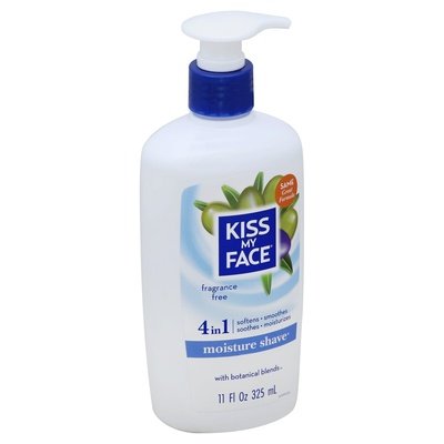 Kiss My Face Moisture Shave Fragrance Free 1/11 OZ [UNFI #587931] T