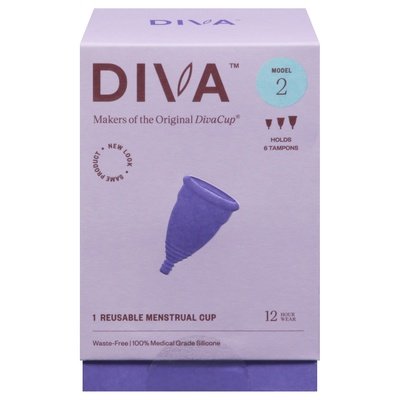 Divacup Menstrual Cup Reusable Model 2 1CT [UNFI #776476] T