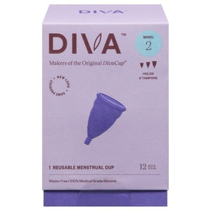 Divacup Menstrual Cup Reusable Model 2 1CT [UNFI #776476] T