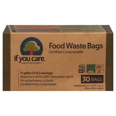 If You Care Food Waste Bags 3 Gallon 12/30 CT [UNFI #699181] T