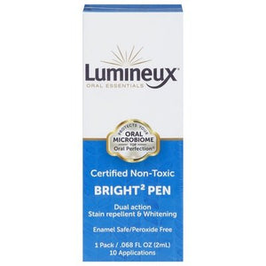 Lumineux Bright2 Pen Stain Repellent & Whitening Dual Action 1/.068 OZ [UNFI #2950921] T