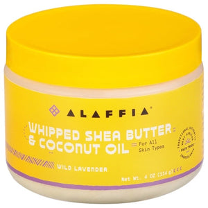 Alaffia Shea Butter & Coconut Oil Whipped Wild Lavender 1/4 oz [UNFI-CARLISLE #2531580] T