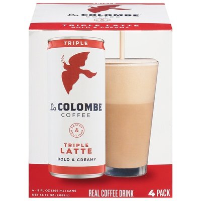 La Colombe Coffee Drink Real Triple Latte 4 Pack 4/4/9 OZ [UNFI #2565174] [ebt] T