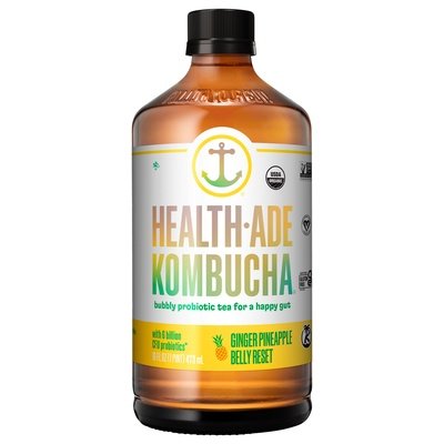 Health-Ade Kombucha Ginger Pineapple Berry Reset 12/16 OZ [UNFI #2613271] [ebt]