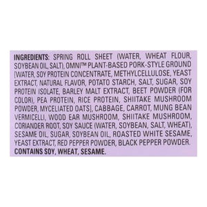 Omni Foods Spring Rolls Plant-Based 6/6.35 OZ [UNFI #2907053] [ebt]