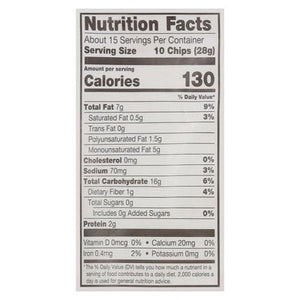 Late July Snacks Tortilla Chips Organic Sea Salt & Lime Thin & Crispy Party Size 9/14.75 OZ [UNFI #2821676] [ebt]
