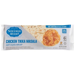 Saffron Road Artisan Wrap Chicken Tikka Masala Medium 12/5 OZ [UNFI #2927630] [ebt]