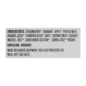 Once Upon A Farm Smoothie Dairy-Free Organic Strawberry Banana Swirl 8/4.0 OZ [UNFI #2356228] [ebt]