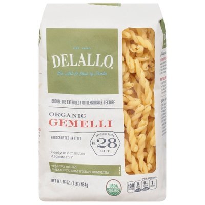 Delallo Gemelli #28 8/16 Oz [UNFI #37854]