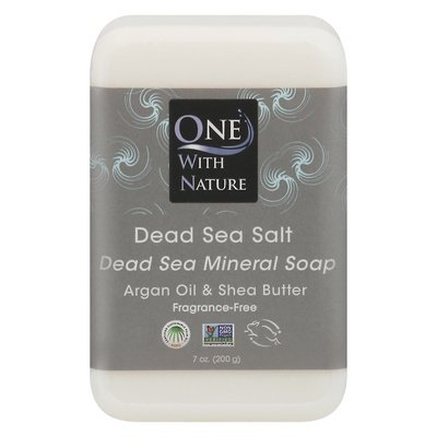 One With Nature Soap Dead Sea Salt Dead Sea Mineral 1/7 OZ [UNFI #650259] T