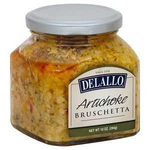 Delallo Bruschetta Artichoke 6/10 OZ [UNFI #408138] [ebt]