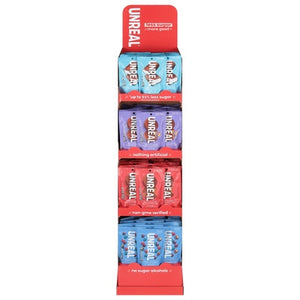 Unreal Display Shipper Dark Chocolate 48/CT [UNFI #2466258 ] [ebt]