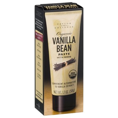 Taylor & Colledge Vanilla Bean Paste With Seeds Organic 8/1.7 OZ [UNFI #1774017] [ebt]