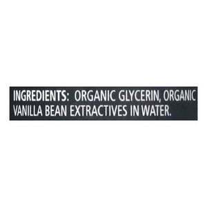 Frontier Nat Prod Co-Op Vanilla Flavoring Organic Pure 1/4 OZ [UNFI #1528280] [ebt]