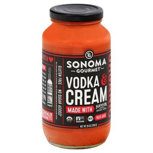 Sonoma Gourmet Pasta Sauce Organic Vodka & Cream 6/25 OZ [UNFI #2208197] [ebt]