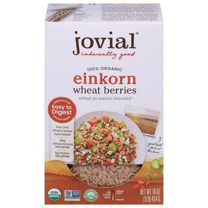 Jovial Wheat Berries 100% Organic Einkorn 12/16 OZ [UNFI #1238781] [ebt]