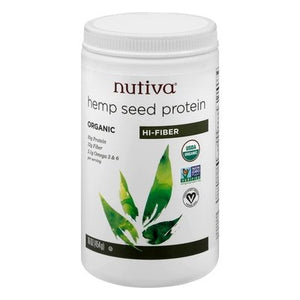 Nutiva Hemp Seed Protein Hi-Fiber Organic 1/16 OZ [UNFI #333674] T