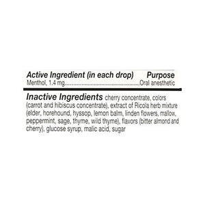 Ricola Drops Cherry Family Size 6/45 CT [UNFI #2957686] T