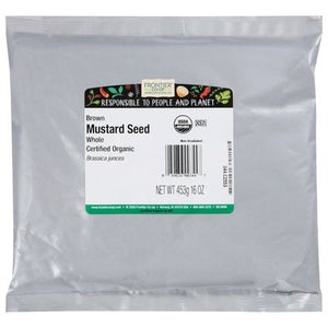 Frontier Nat Prod Co-Op Mustard Seed Brown Whole 1LB [UNFI #478354] [ebt]