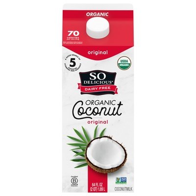 So Delicious Coconutmilk Organic Original Coconut 6/64 OZ [UNFI #865576] [ebt] T