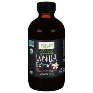 Frontier Nat Prod Co-Op Vanilla Extract Organic 1/8 OZ [UNFI #1528264] [ebt]