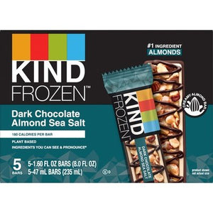 Kind Frozen Frozen Treat Bar Dark Chocolate Almond Sea Salt & Nut 12/5 CT [UNFI #2576262] [ebt]